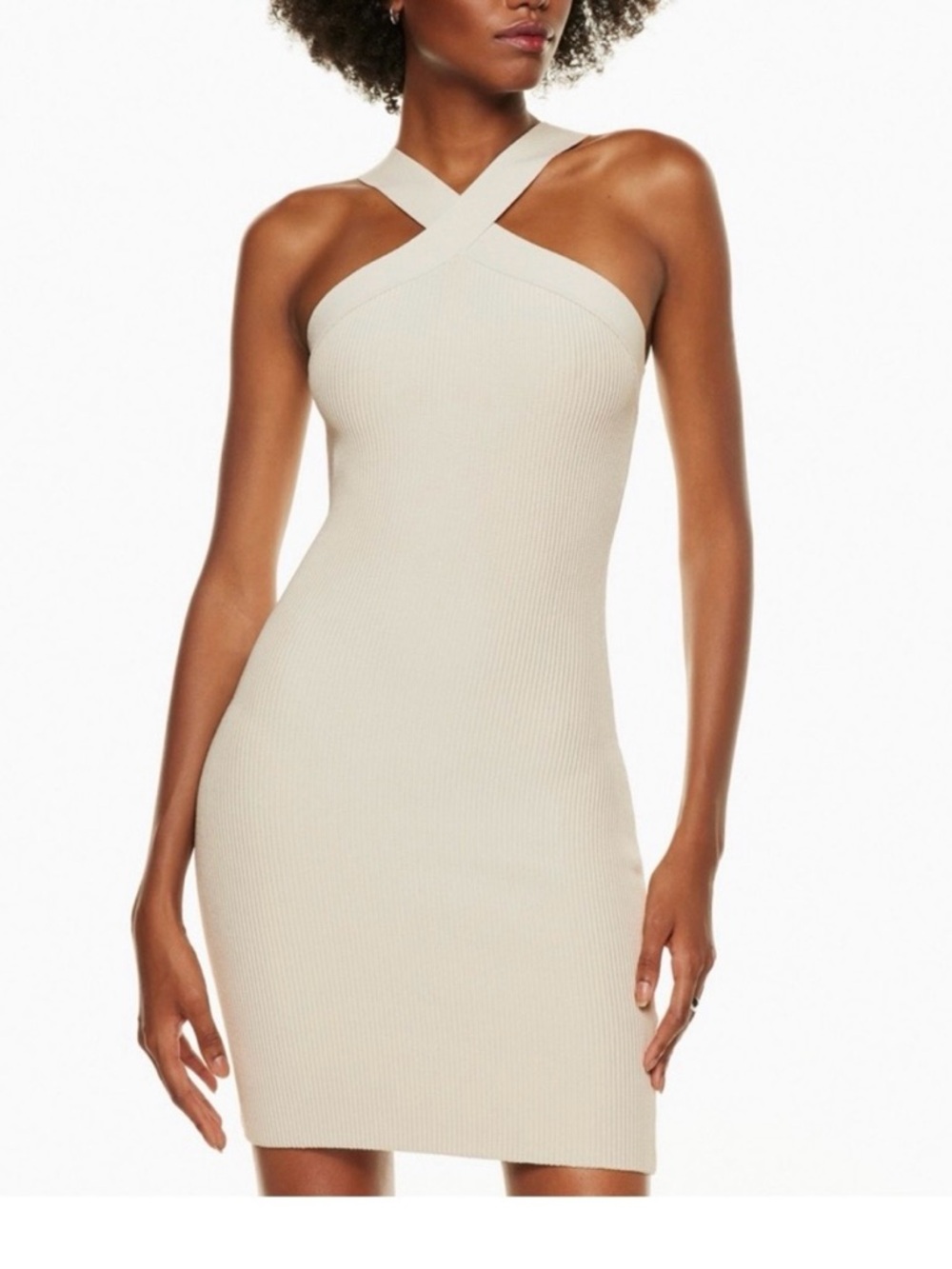 Aritzia babaton sculpt knit cries cross dress